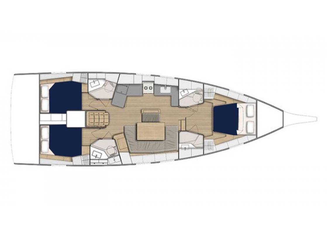 Oceanis 46.1 (Club) - 5