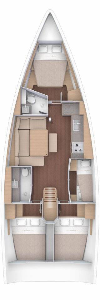 Dufour 430 Grand Large - 3