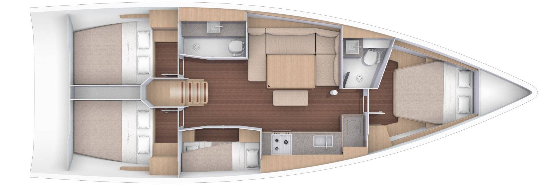 Dufour 430 Grand Large - 5
