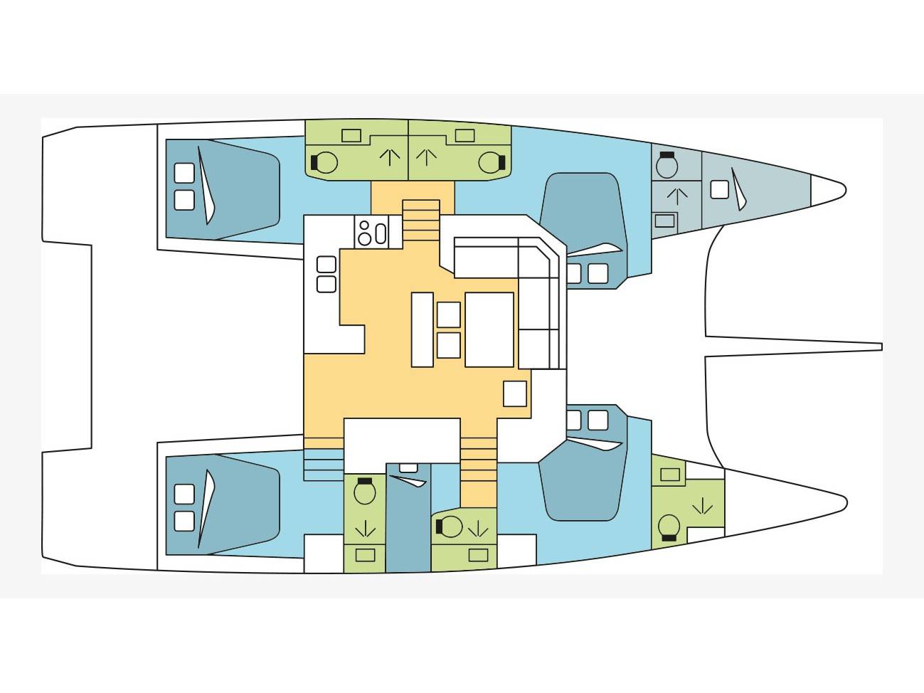 Dufour 48 Catamaran - 5